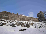 Pohled na opravenou st parknov hradby, leden 2010, foto M.Vaistauer